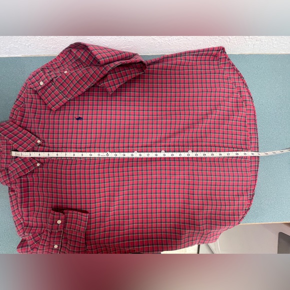 Polo Ralph Lauren Classic Fit Dress Shirt Men’s XL Red Plaid - Picture 7 of 7